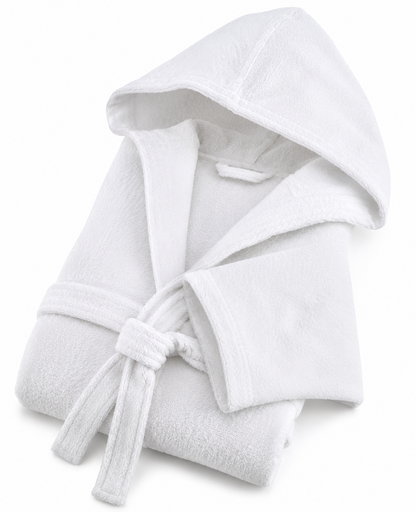 HOTEL HOODED BATHROBE