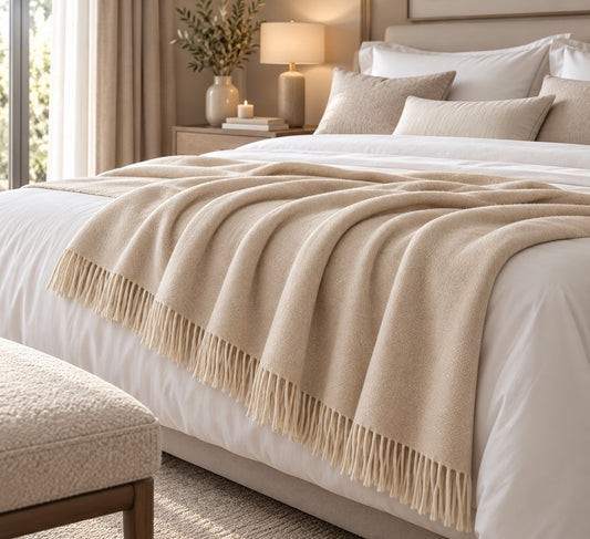 PLAID MISTO COTONE ART. CLOUD CREMA