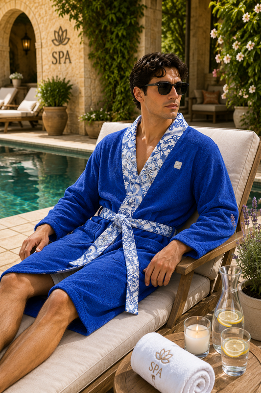HOTEL HOODED BATHROBE